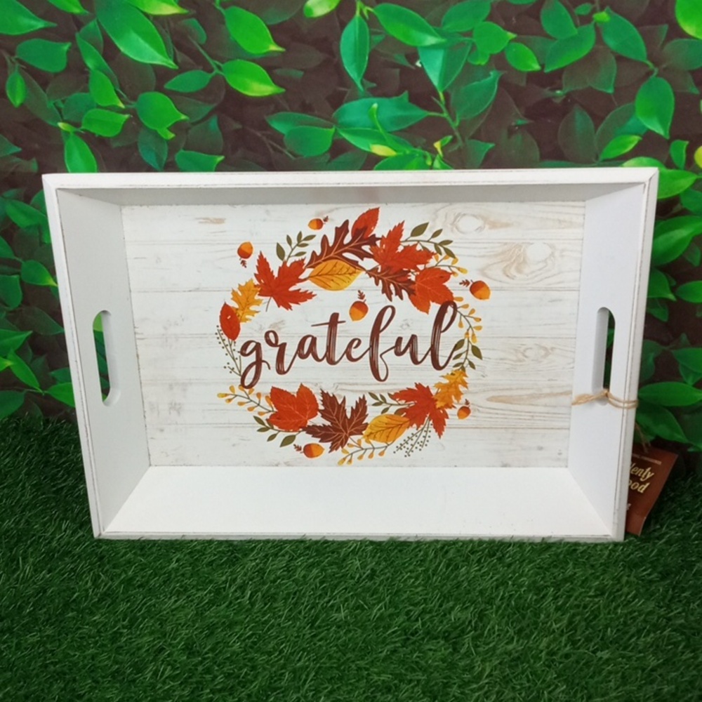 🍂 Fall Grateful Serving Tray